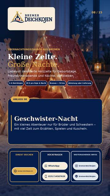 Flyer: Geschwister-Nacht