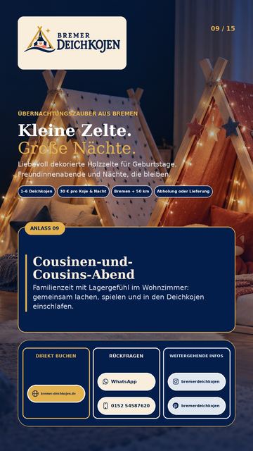 Flyer: Cousinen-und-Cousins-Abend
