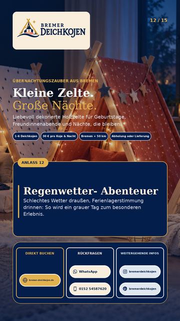 Flyer: Regenwetter-Abenteuer